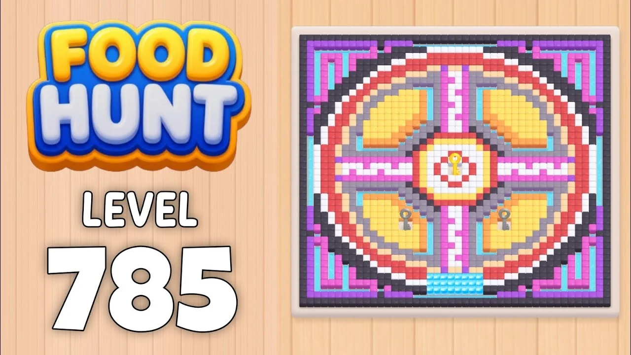 Food Hunt Level 785 board layout