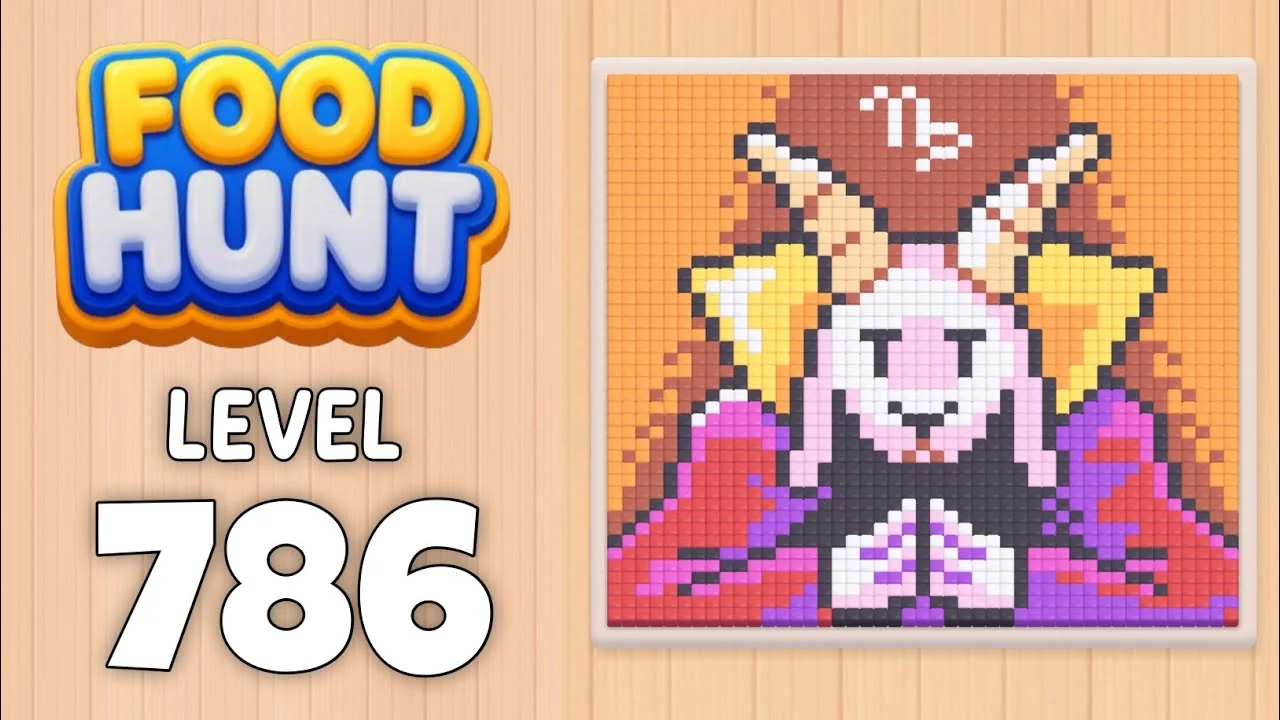 Food Hunt Level 786 board layout