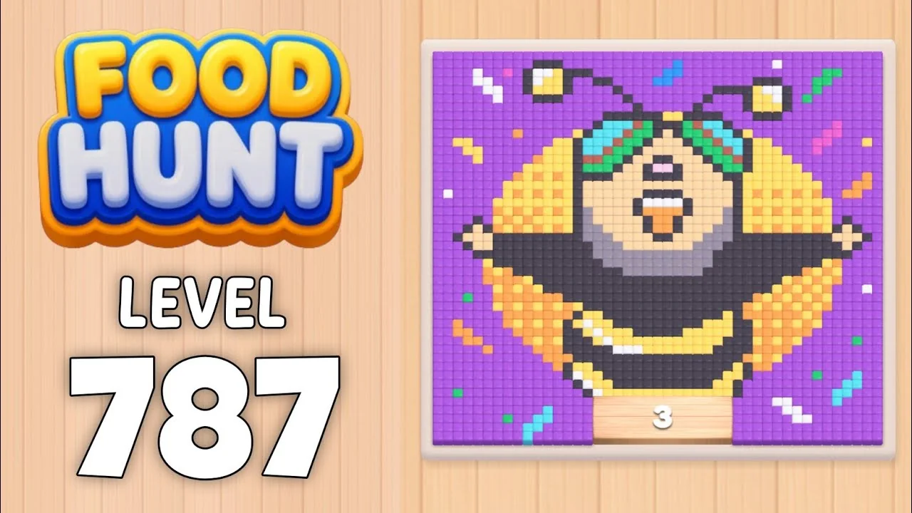 Food Hunt Level 787 board layout