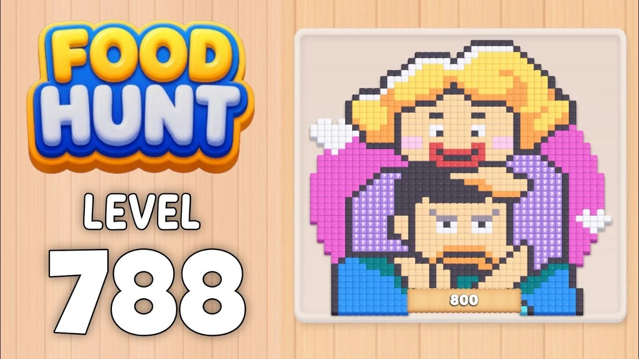 Food Hunt Level 788 board layout