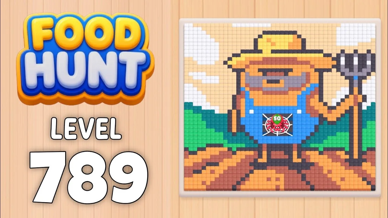 Food Hunt Level 789 board layout