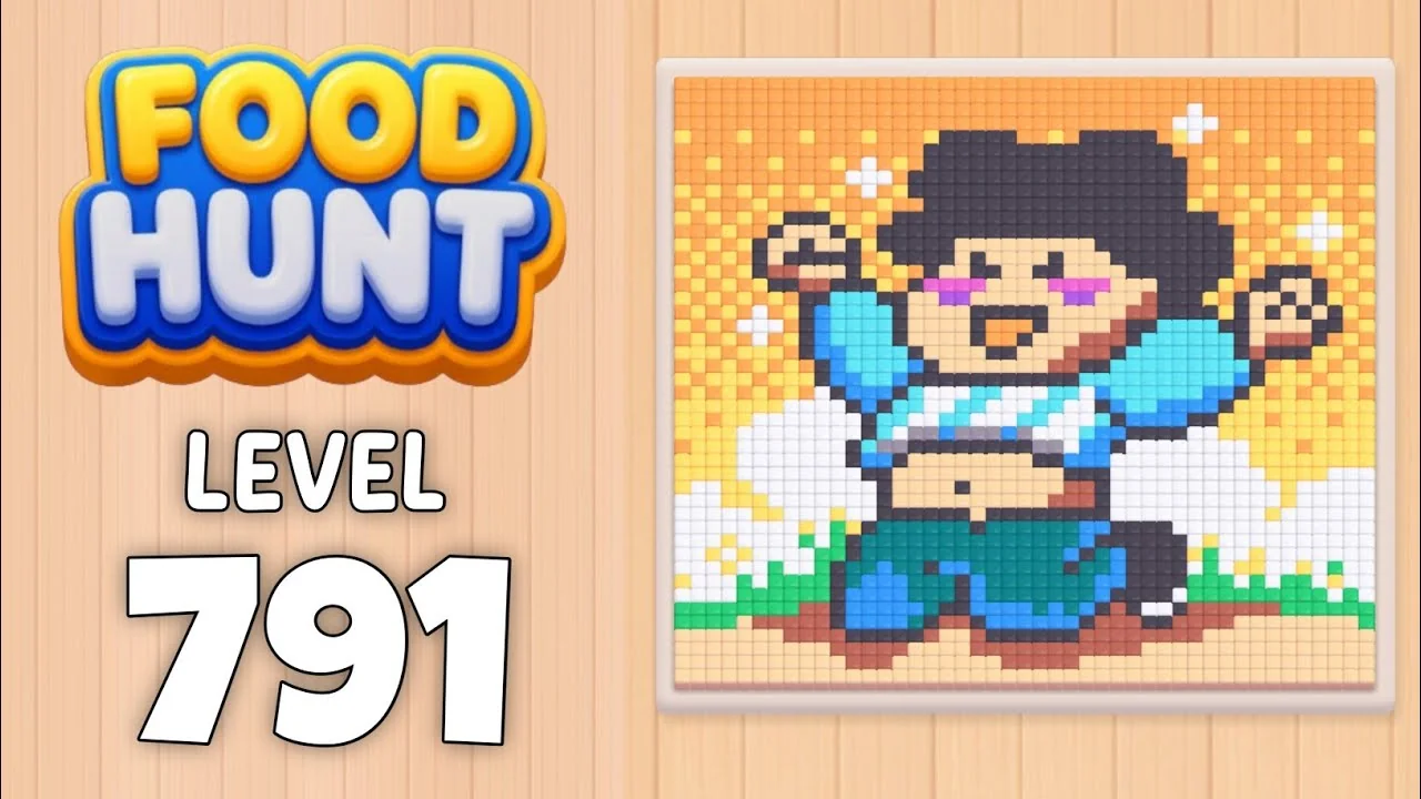 Food Hunt Level 791 board layout