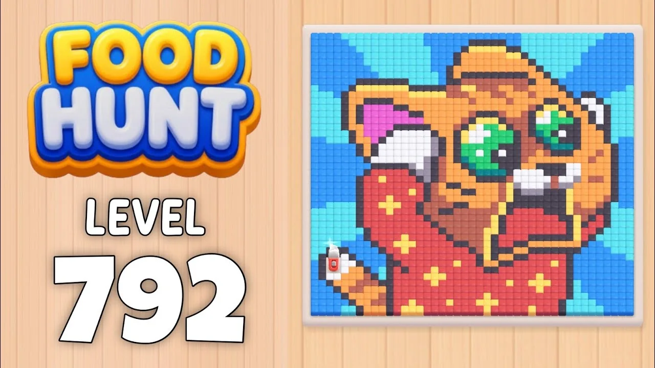 Food Hunt Level 792 board layout