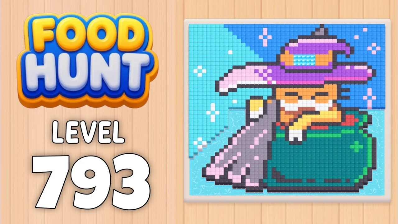 Food Hunt Level 793 board layout