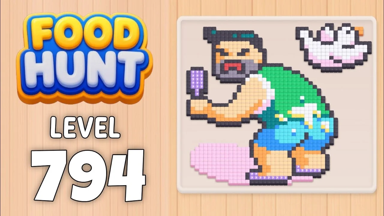 Food Hunt Level 794 board layout