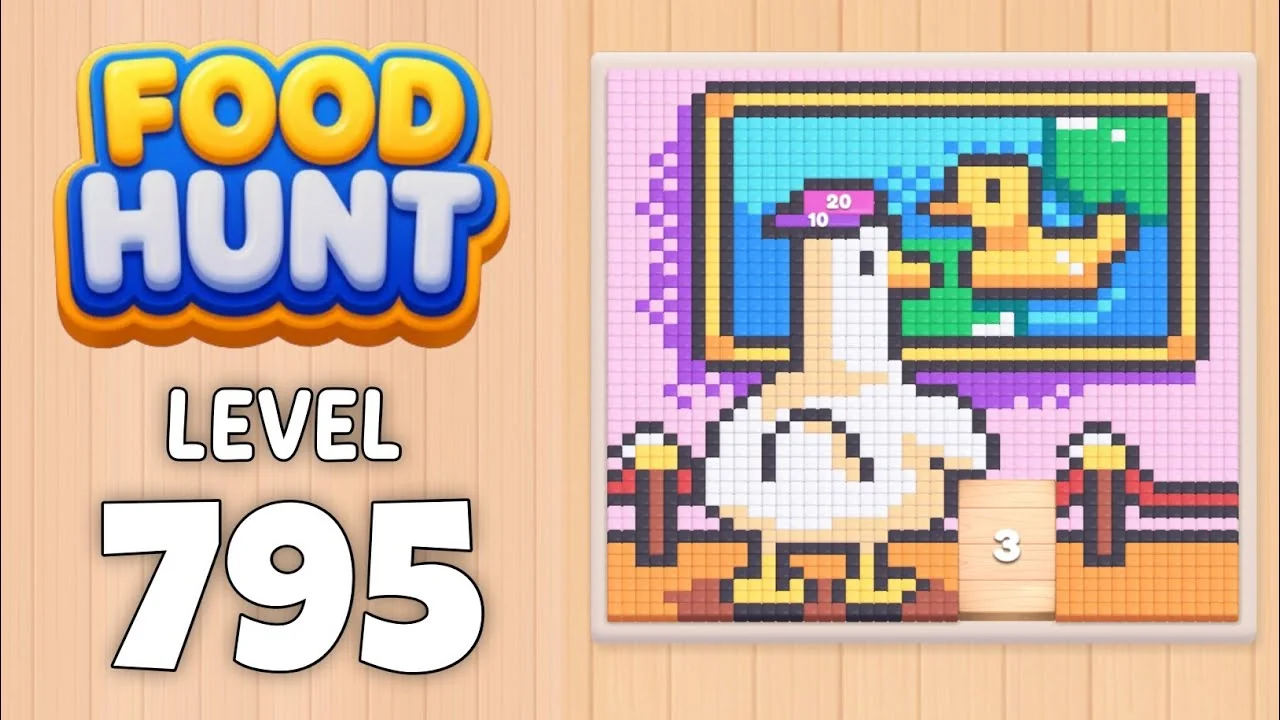 Food Hunt Level 795 board layout