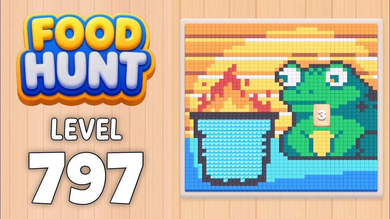 Food Hunt Level 797 board layout