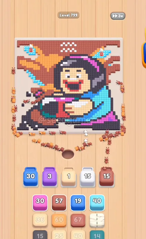 Stuck white block phase