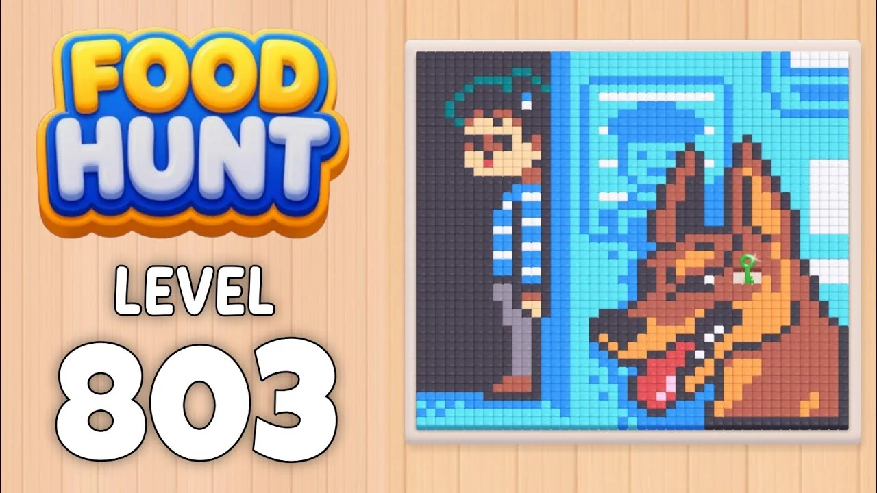 Food Hunt Level 803 board layout