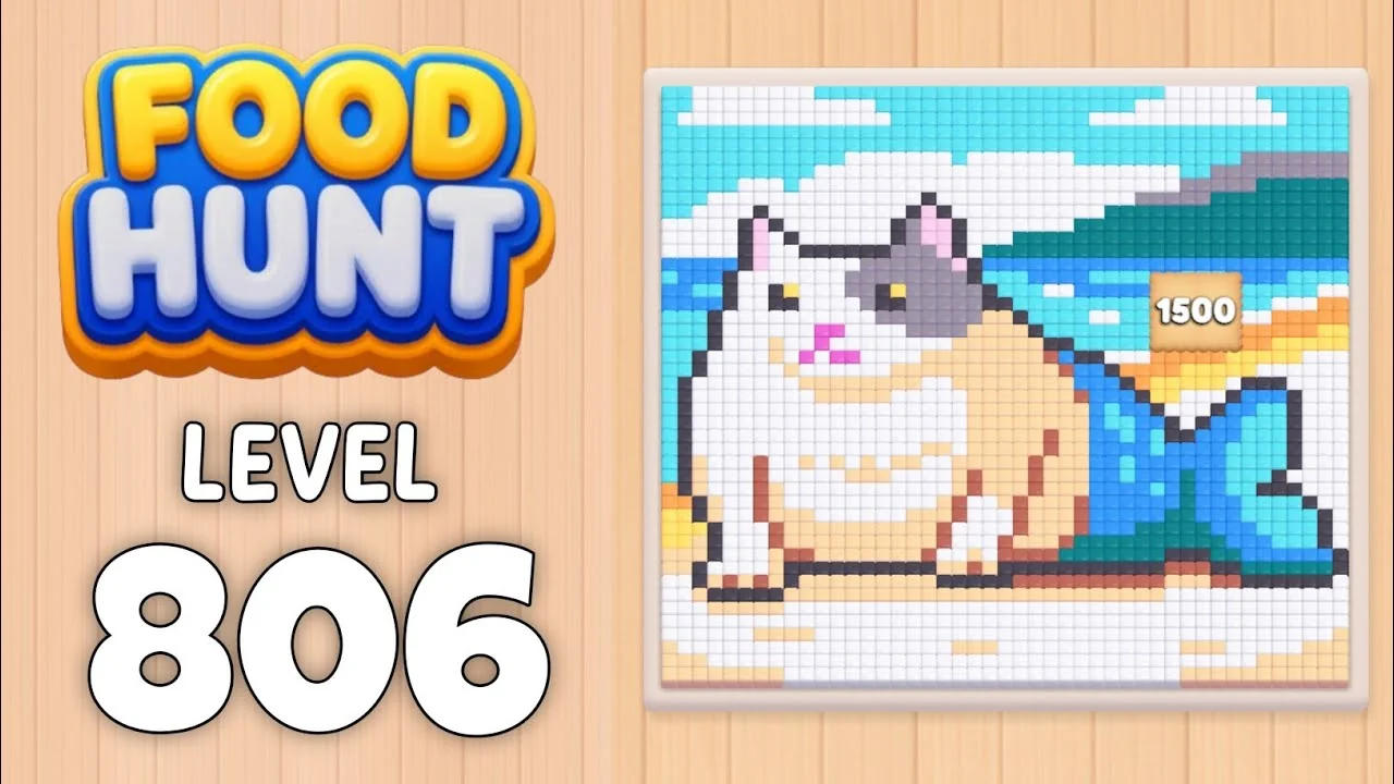 Food Hunt Level 806 board layout