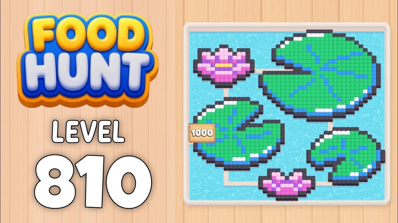 Food Hunt Level 810 board layout