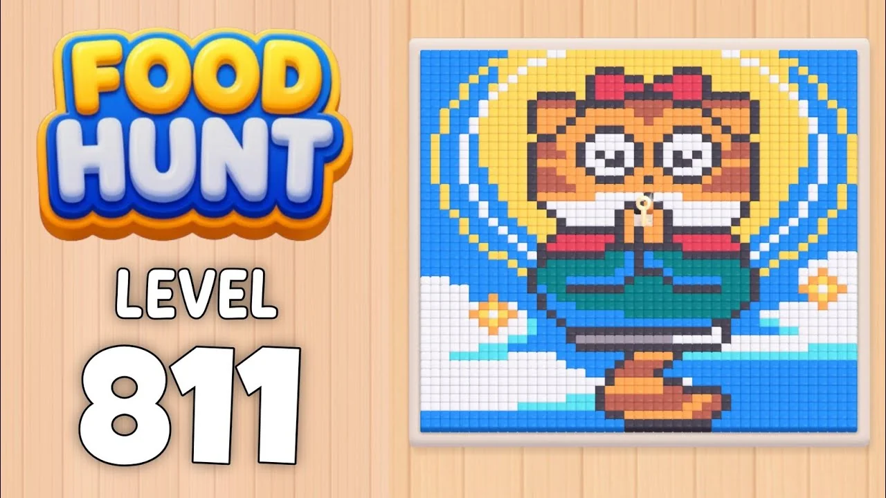 Food Hunt Level 811 board layout