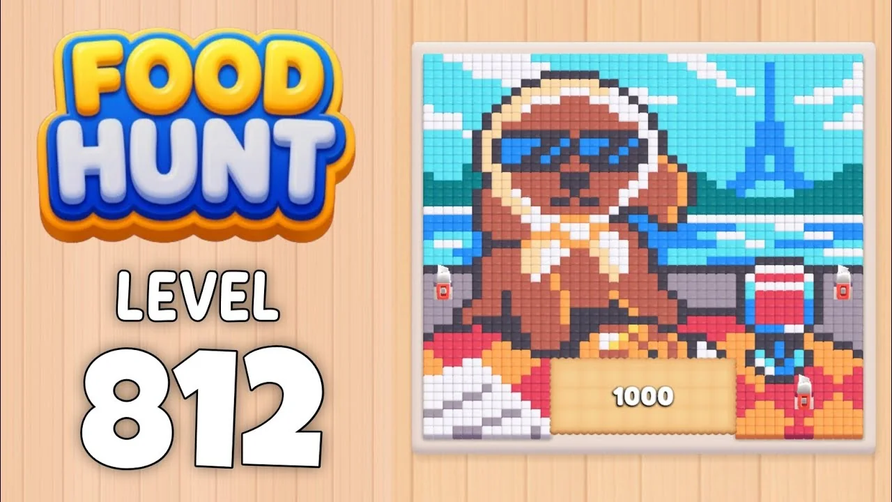 Food Hunt Level 812 board layout