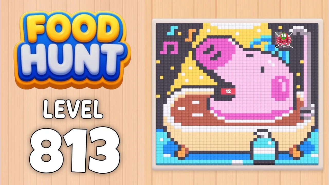 Food Hunt Level 813 board layout