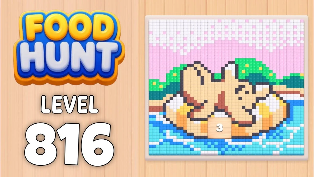 Food Hunt Level 816 board layout