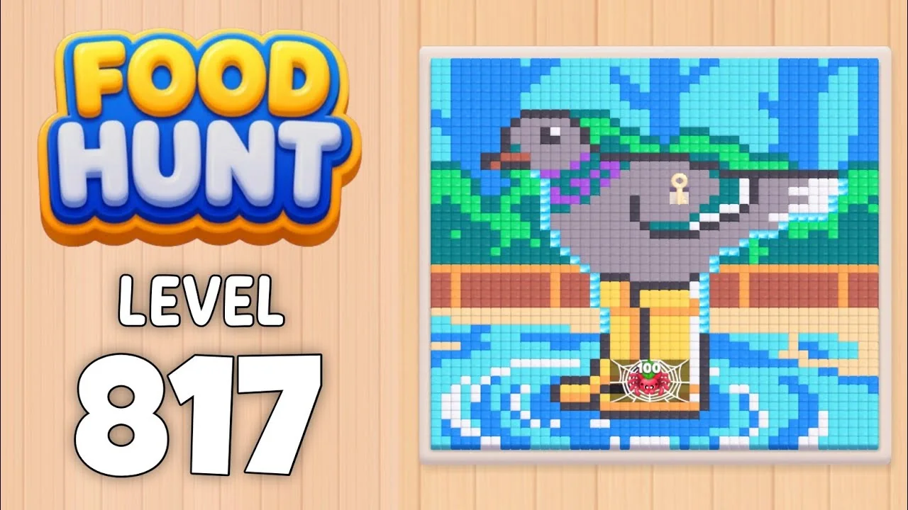 Food Hunt Level 817 board layout