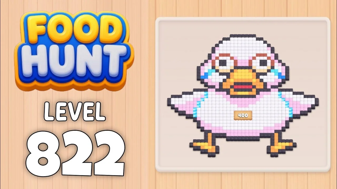 Food Hunt Level 822 board layout
