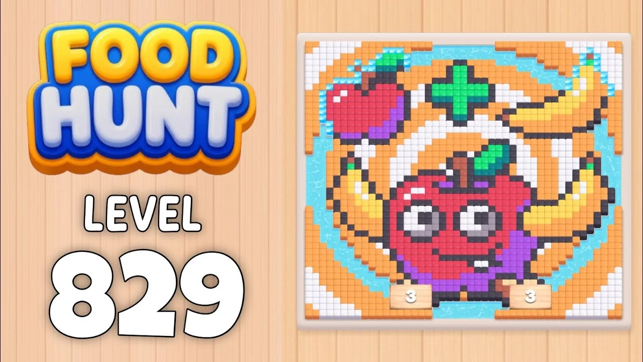 Food Hunt Level 829 board layout