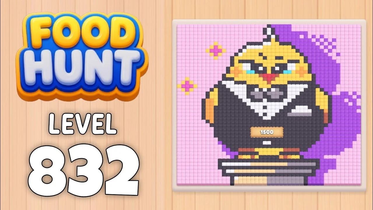 Food Hunt Level 832 board layout