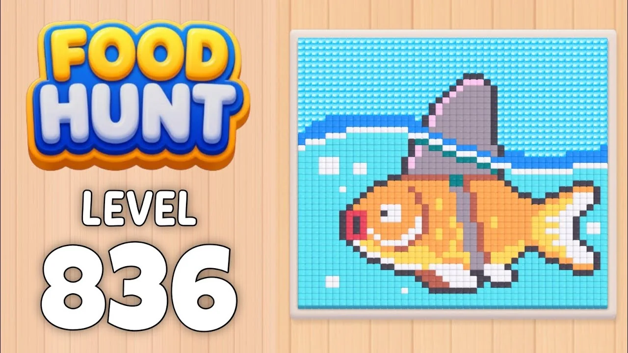 Food Hunt Level 836 board layout