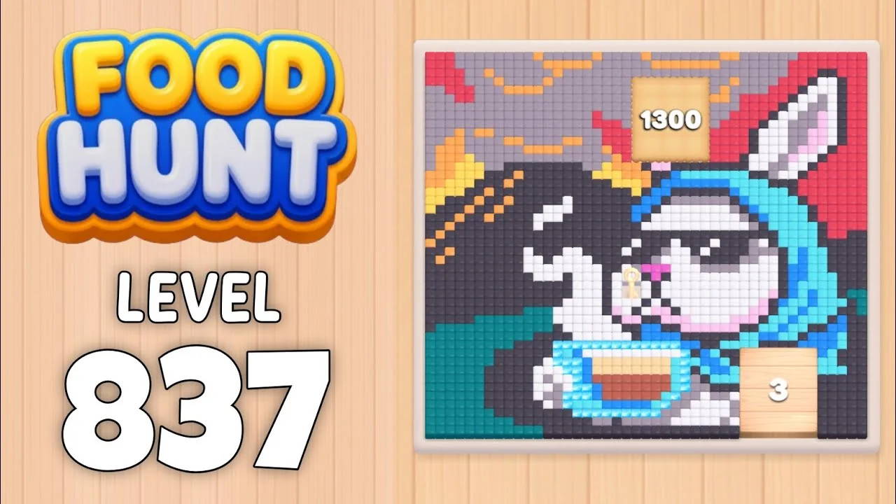 Food Hunt Level 837 board layout