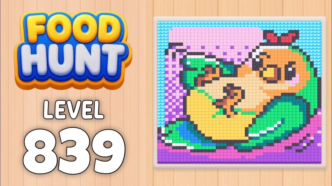 Food Hunt Level 839 board layout