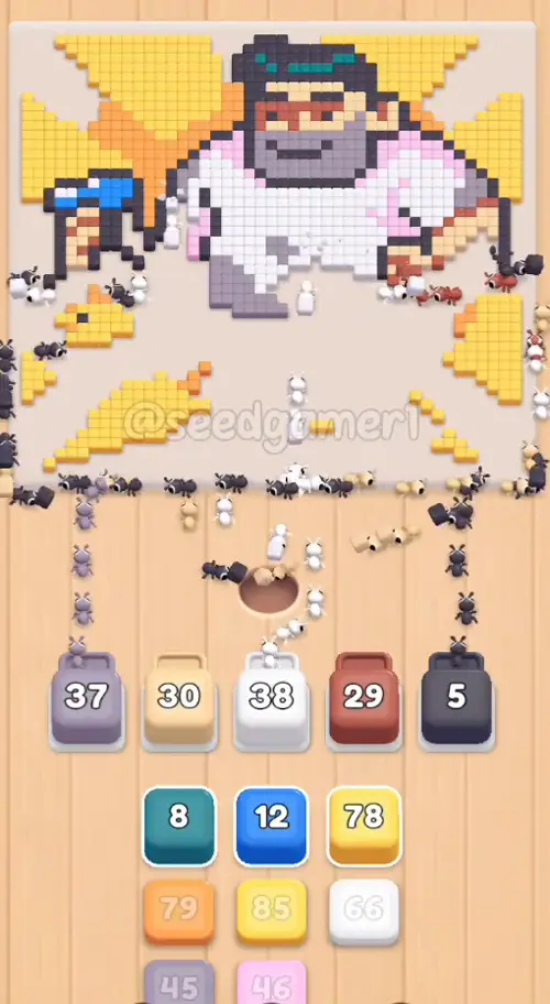 The White 60 lands in slot 3 at 2:31 while the Mauve 43 takes slot 1