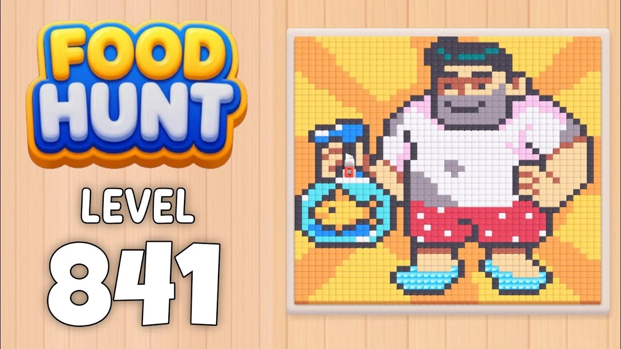 Food Hunt Level 841 board layout