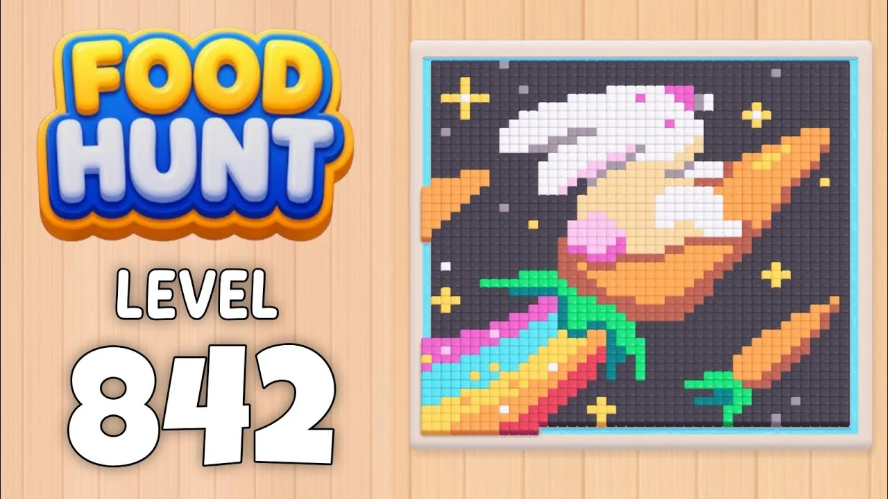 Food Hunt Level 842 board layout
