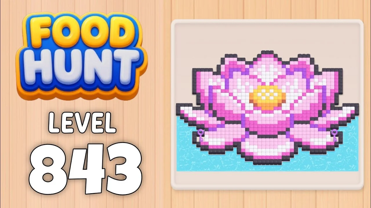 Food Hunt Level 843 board layout