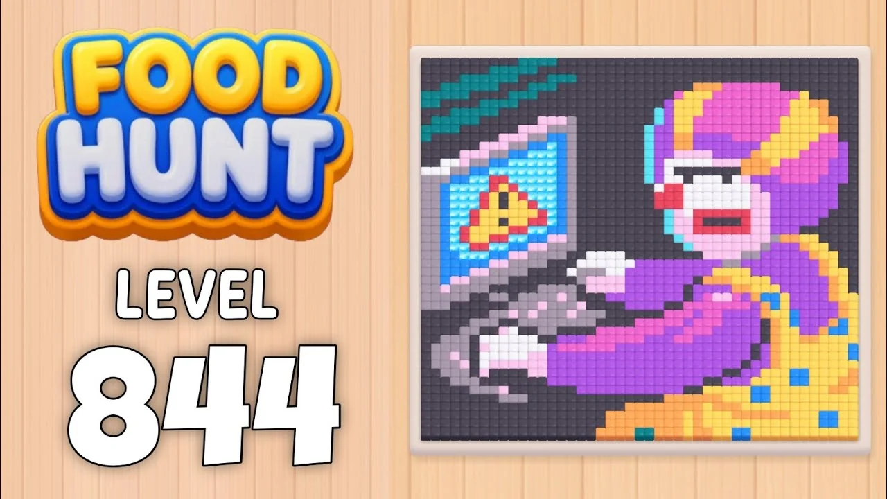 Food Hunt Level 844 board layout