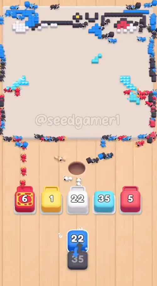 Cyan 35 lands at 7:05 with two blocks still to come