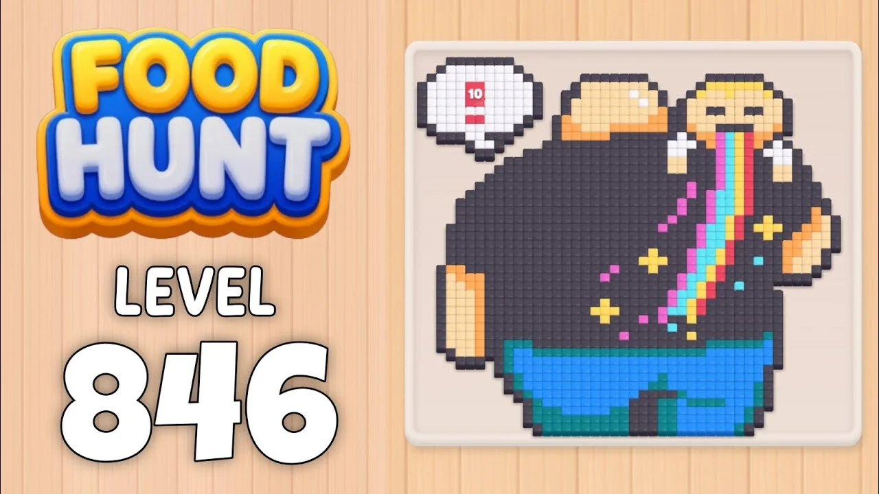 Food Hunt Level 846 board layout