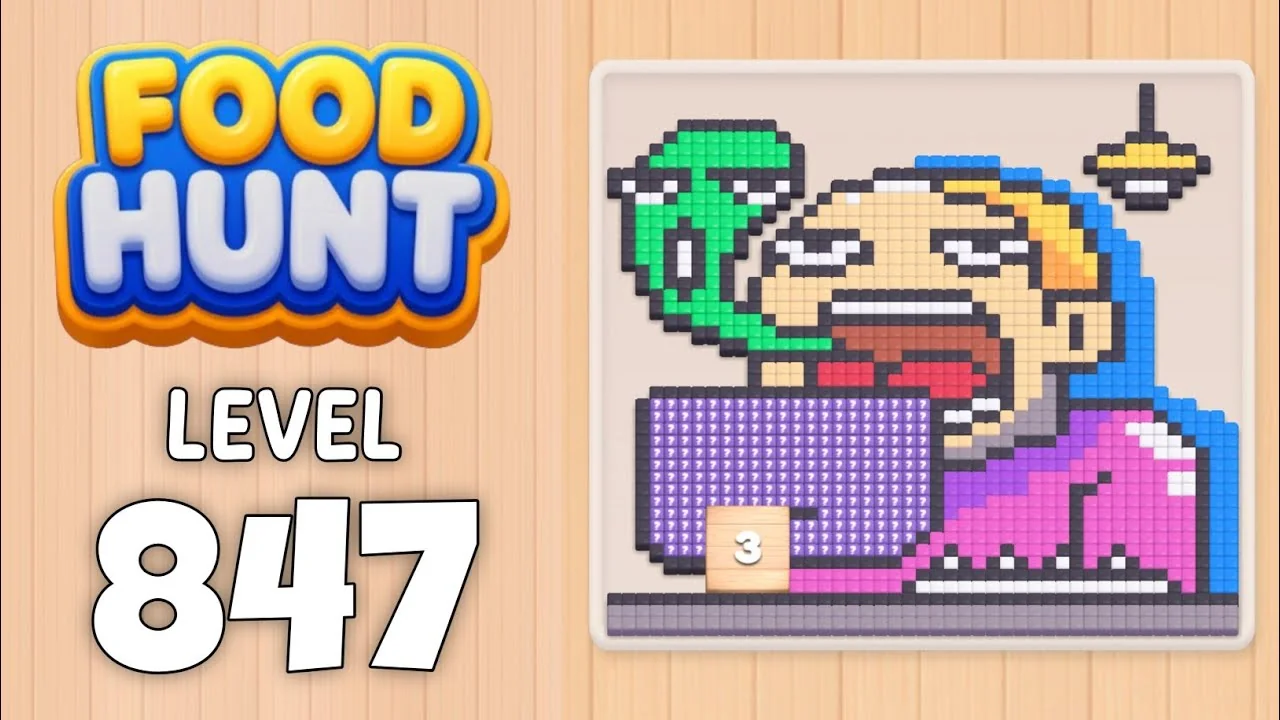Food Hunt Level 847 board layout