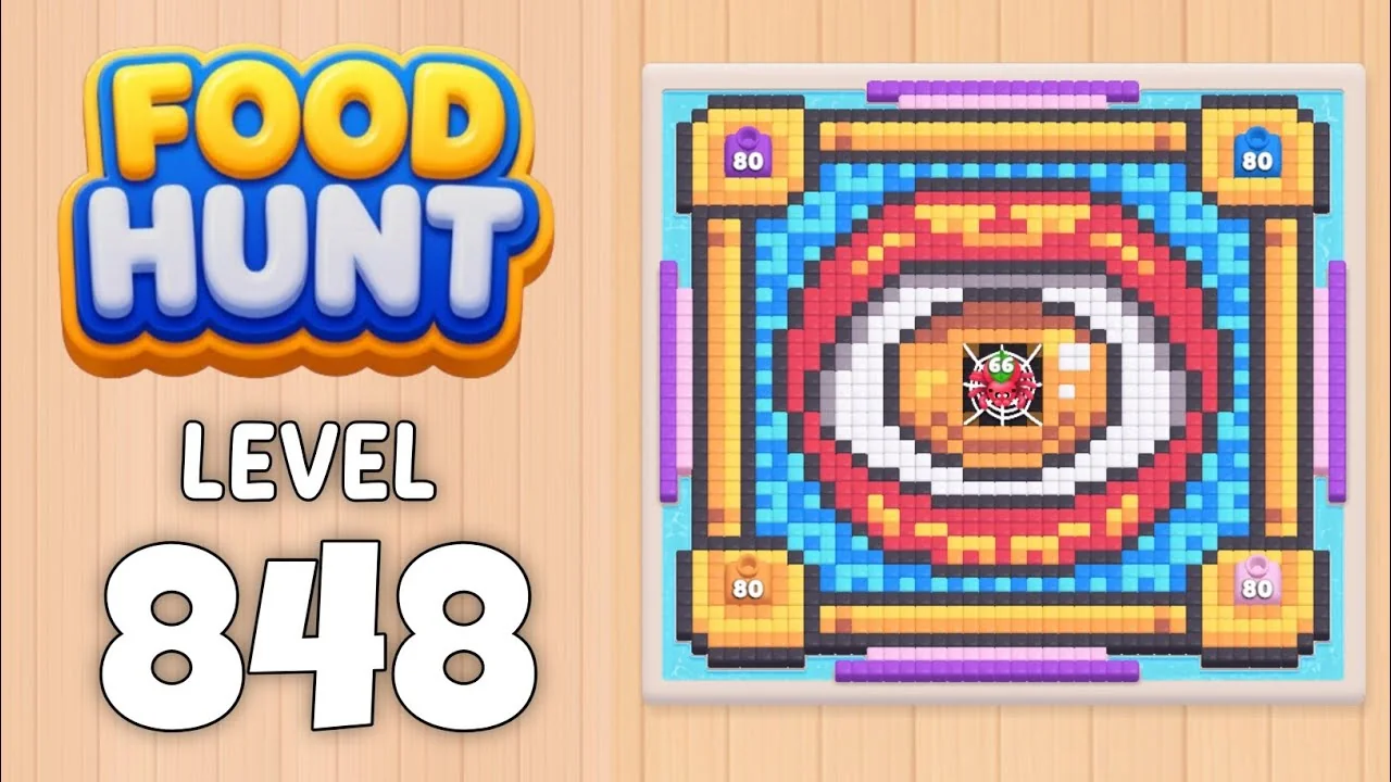 Food Hunt Level 848 board layout