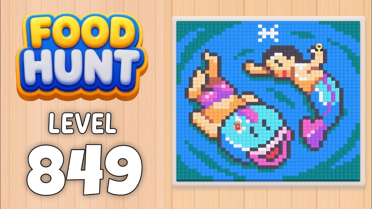 Food Hunt Level 849 board layout