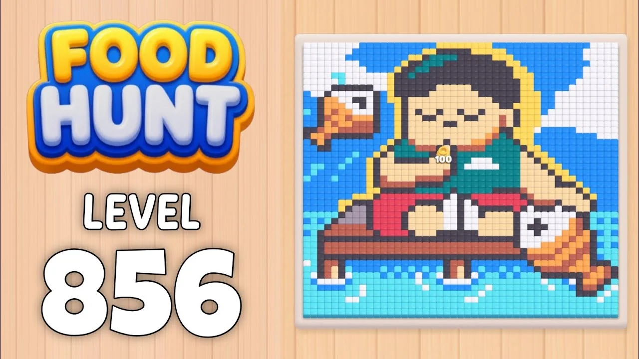 Food Hunt Level 856 board layout