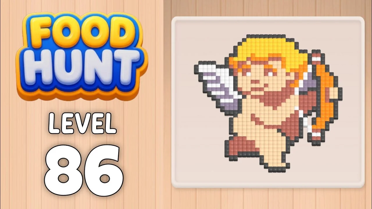 Food Hunt Level 86 board layout