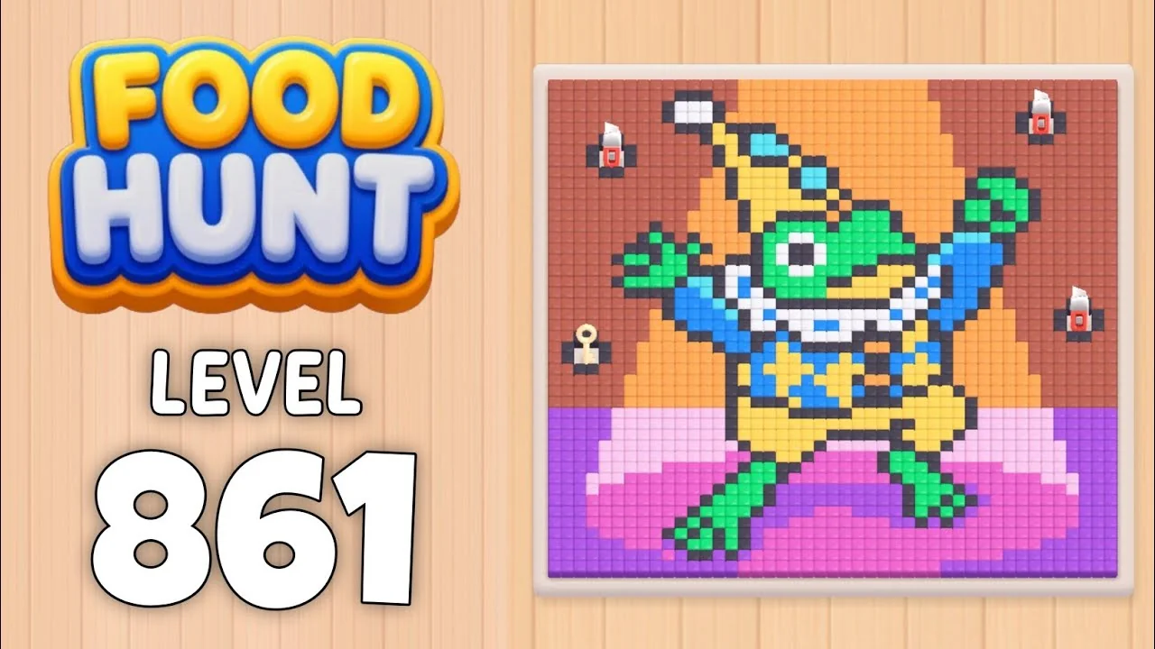 Food Hunt Level 861 board layout