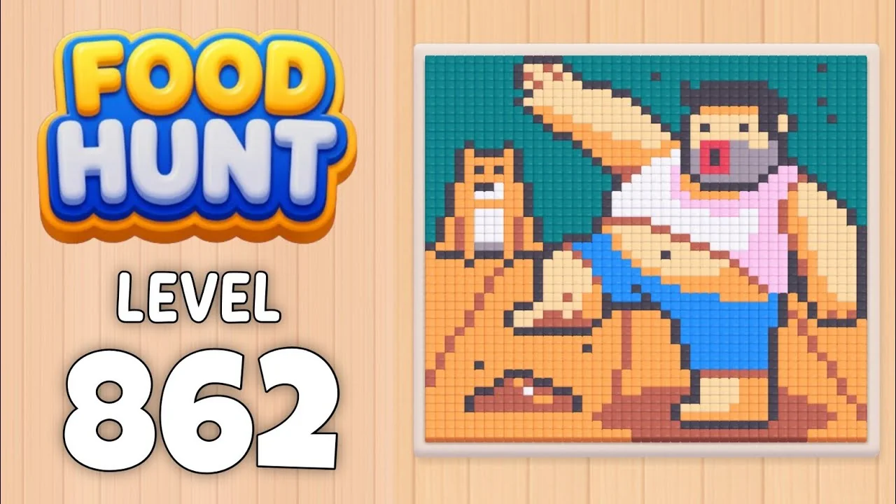 Food Hunt Level 862 board layout