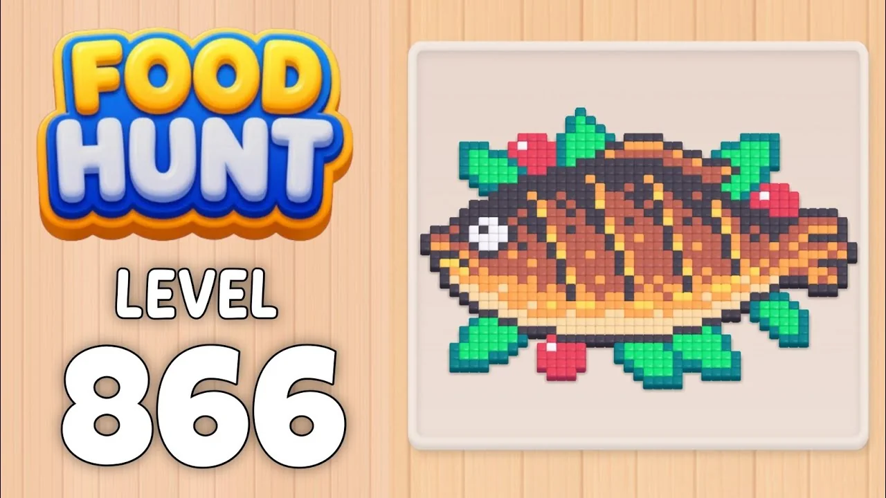 Food Hunt Level 866 board layout