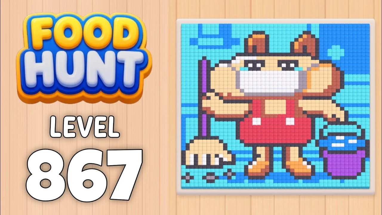 Food Hunt Level 867 board layout