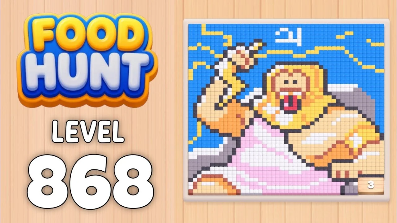 Food Hunt Level 868 board layout