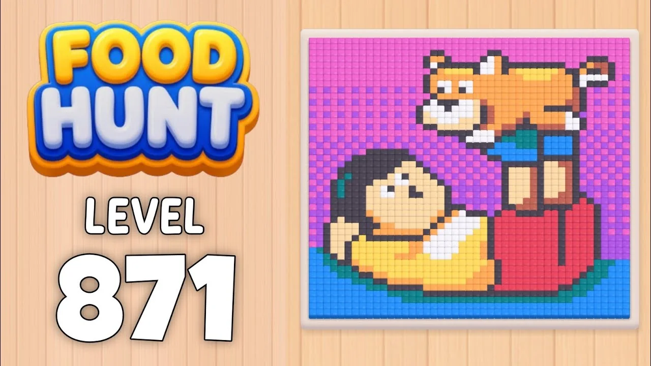 Food Hunt Level 871 board layout