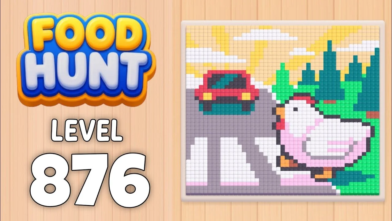 Food Hunt Level 876 board layout