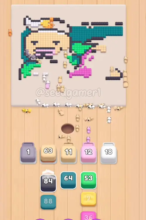 Blue 3 finally finishes at 3:20 and Pale pink 41 takes slot 4