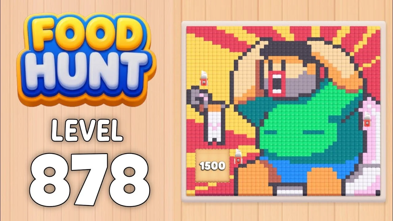 Food Hunt Level 878 board layout