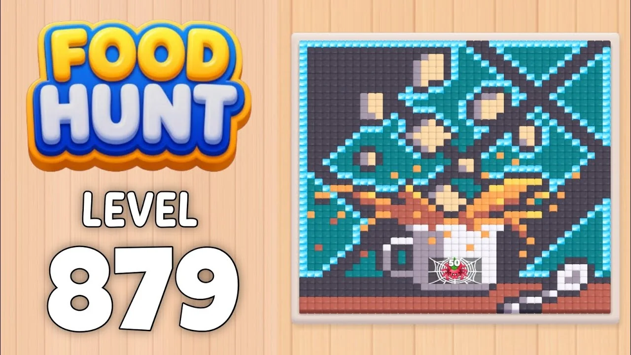 Food Hunt Level 879 board layout