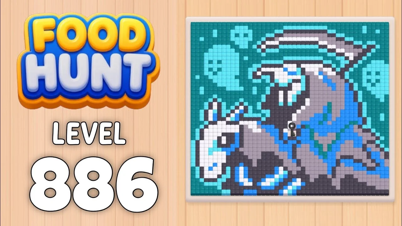 Food Hunt Level 886 board layout