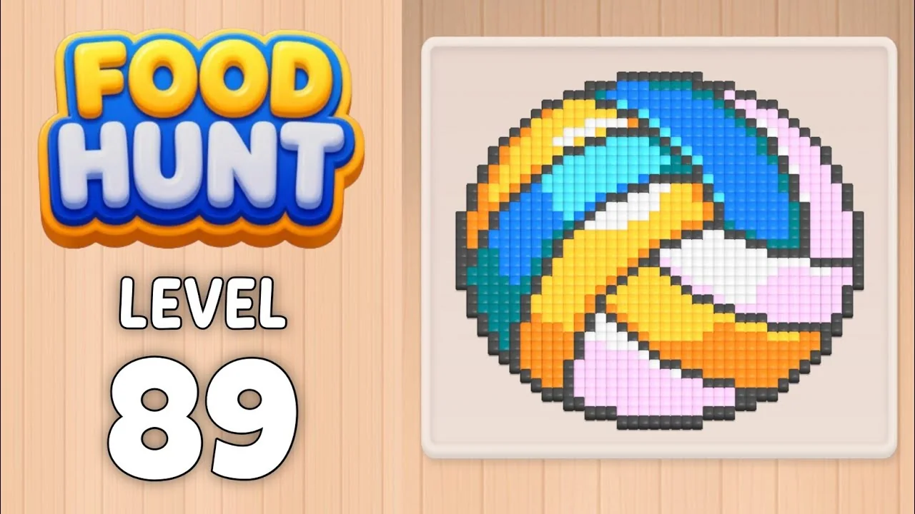 Food Hunt Level 89 board layout